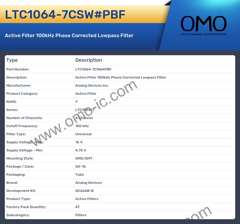 LTC1064-7CSW#PBF