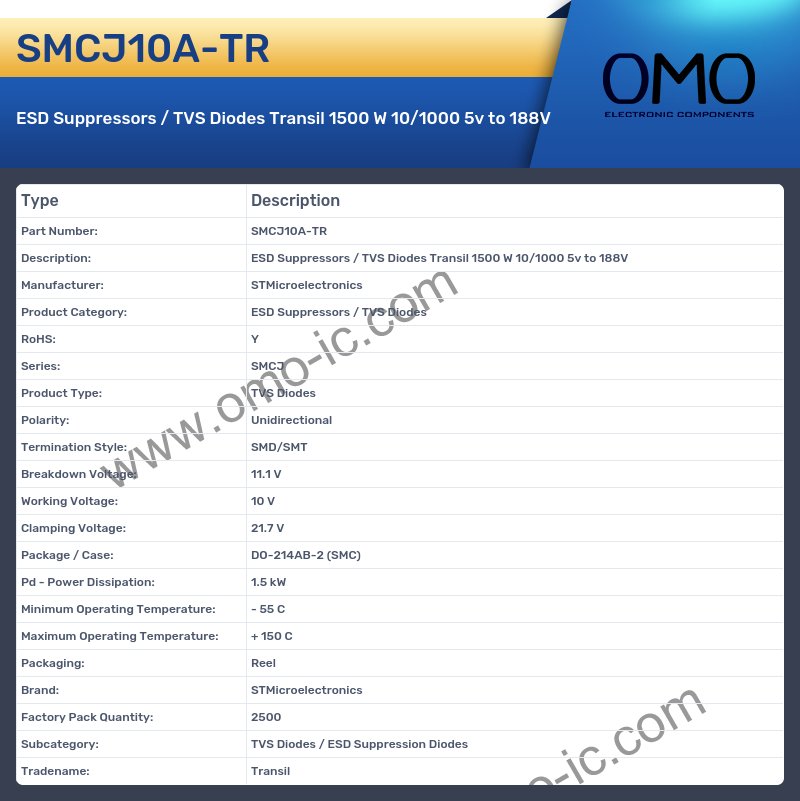 SMCJ10A-TR