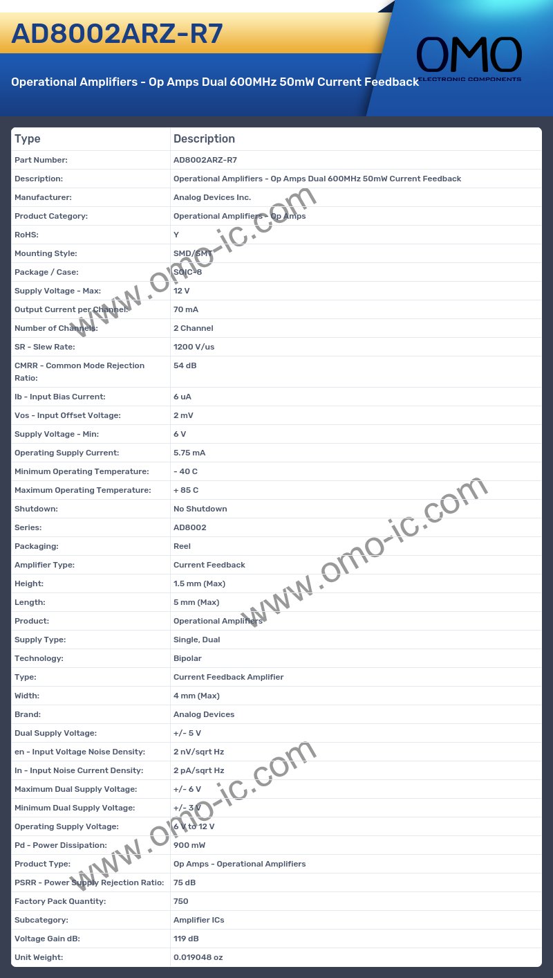 AD8002ARZ-R7
