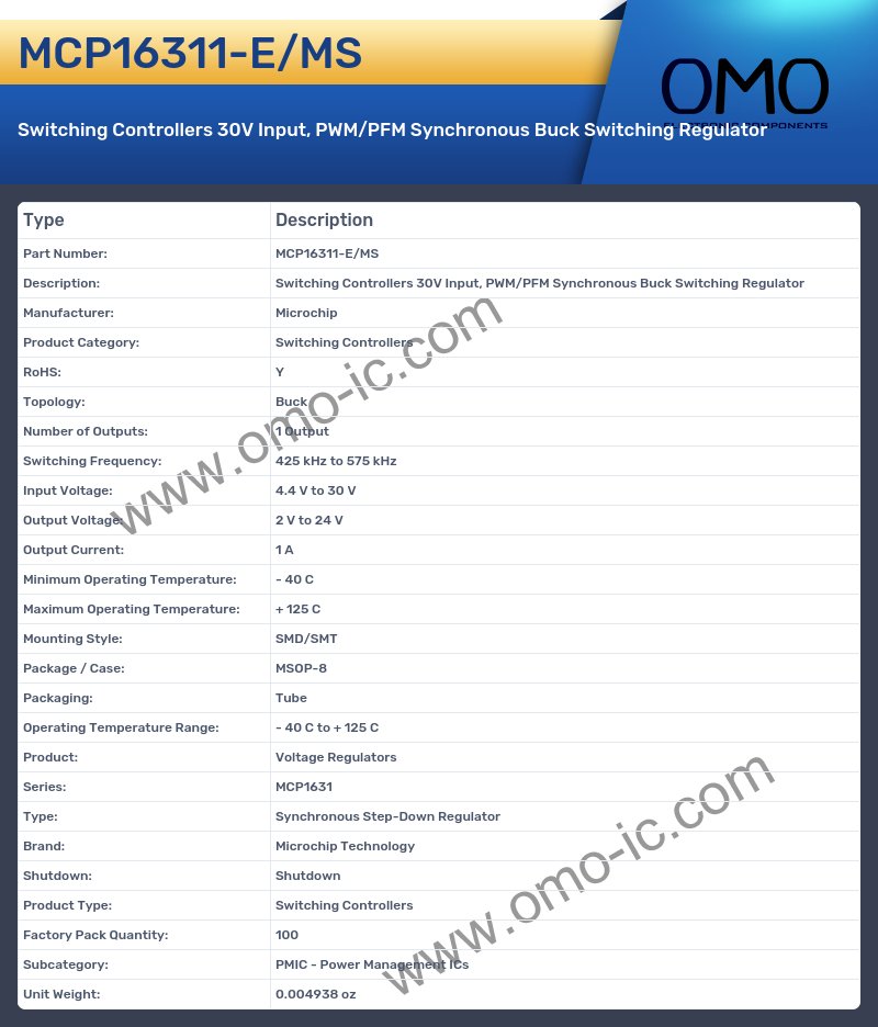MCP16311-E/MS
