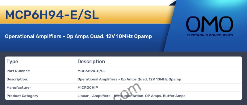 MCP6H94-E/SL