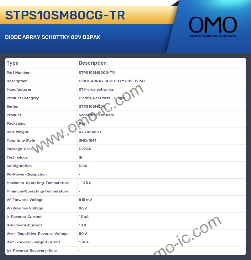 STPS10SM80CG-TR