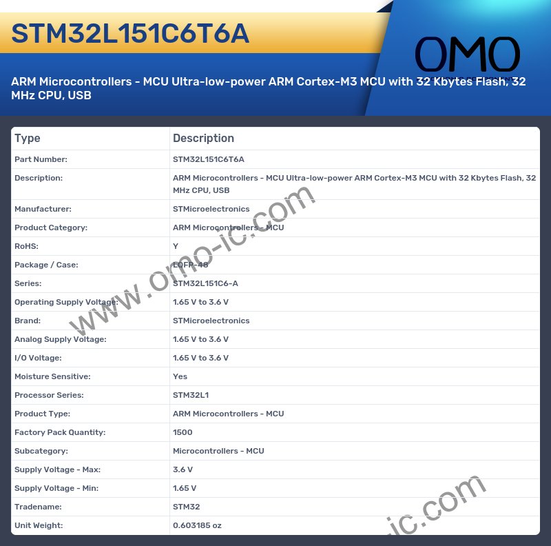 STM32L151C6T6A