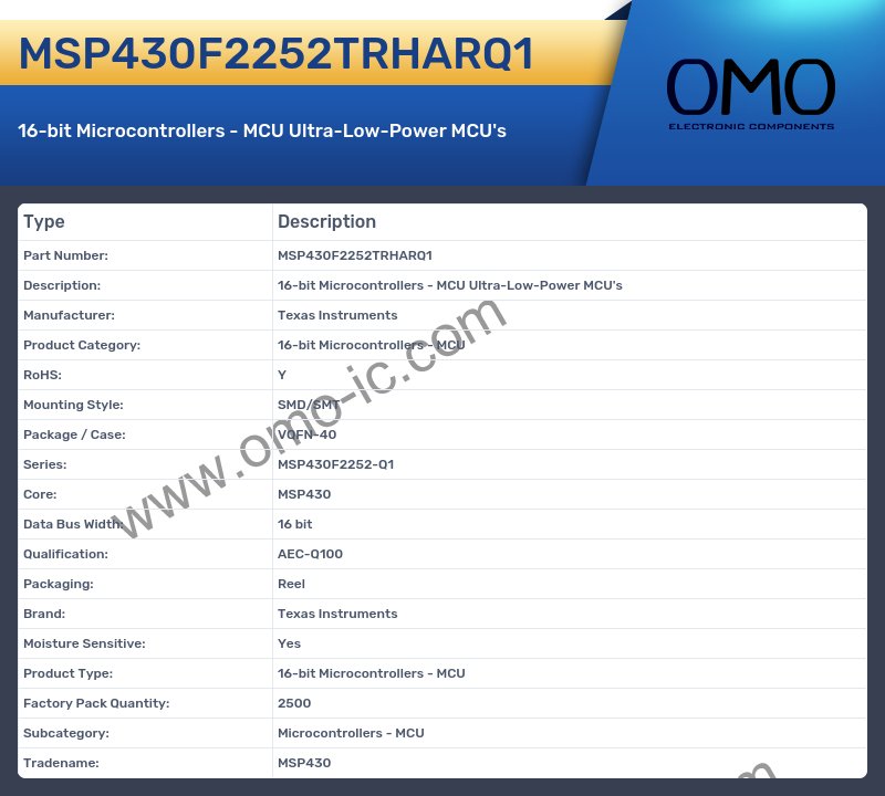MSP430F2252TRHARQ1