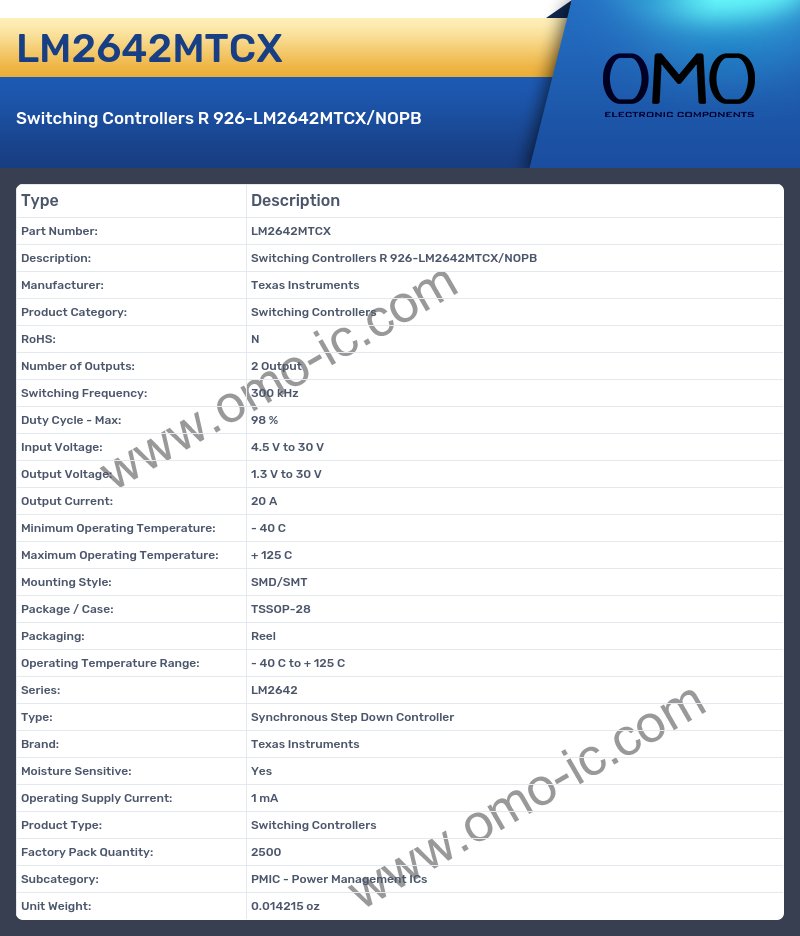 LM2642MTCX