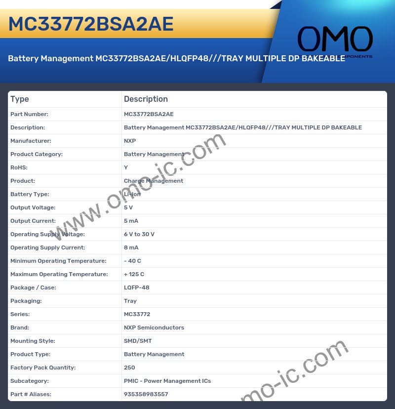 MC33772BSA2AE