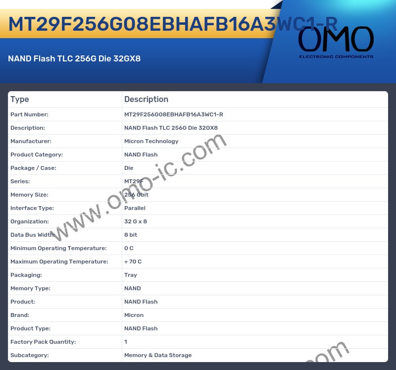 MT29F256G08EBHAFB16A3WC1-R