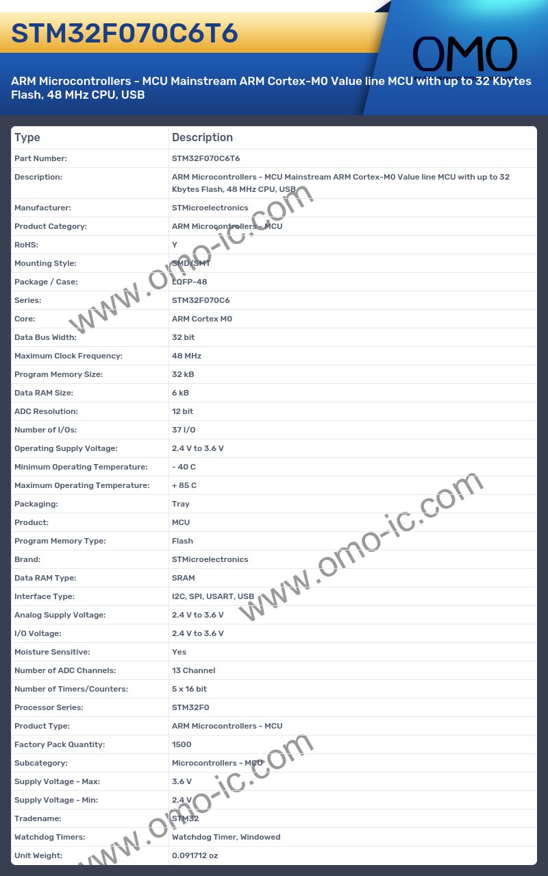 STM32F070C6T6