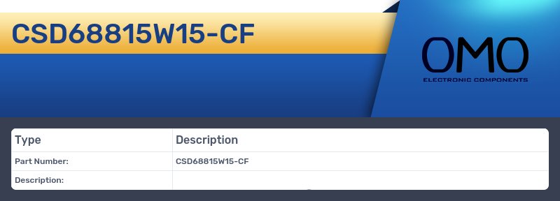 CSD68815W15-CF