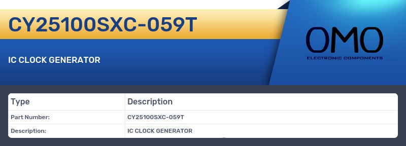 CY25100SXC-059T