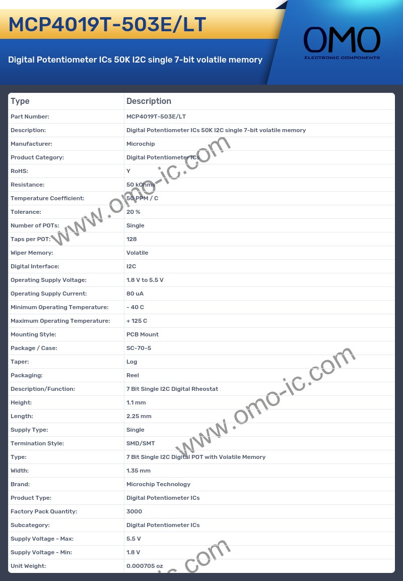 MCP4019T-503E/LT