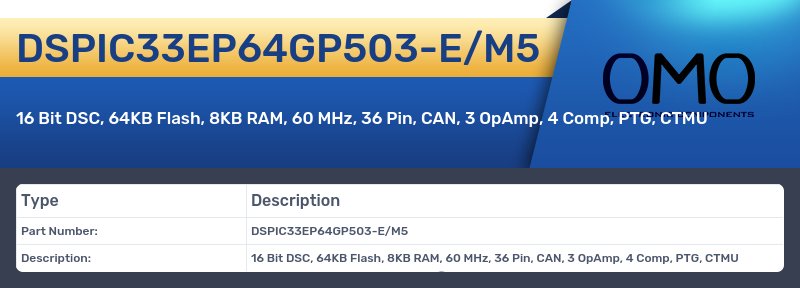 DSPIC33EP64GP503-E/M5