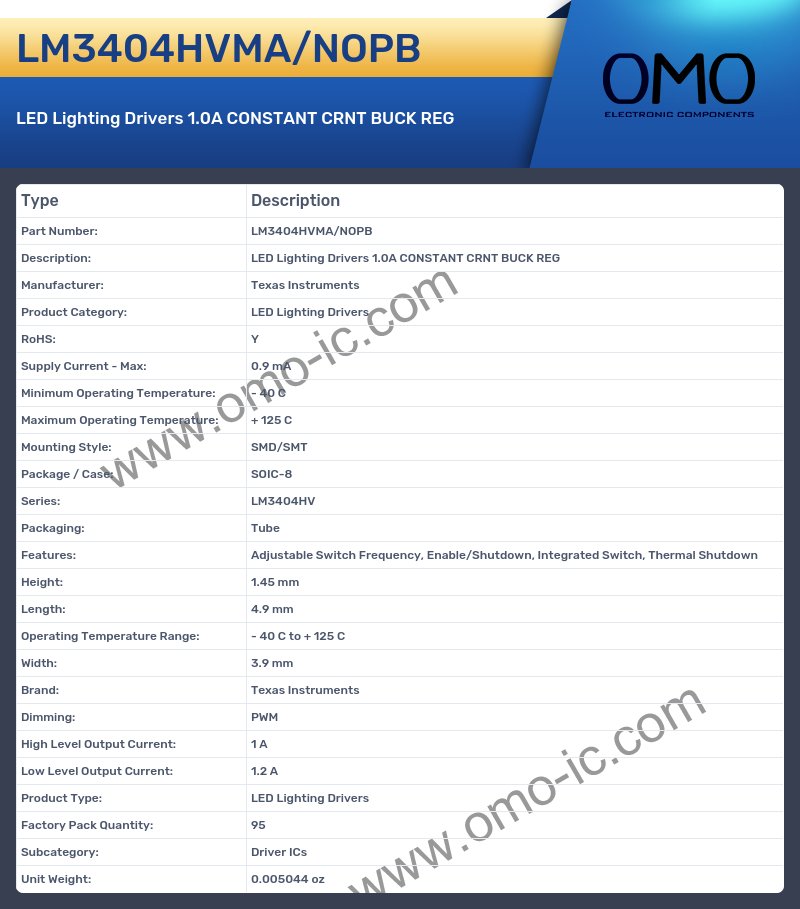 LM3404HVMA/NOPB