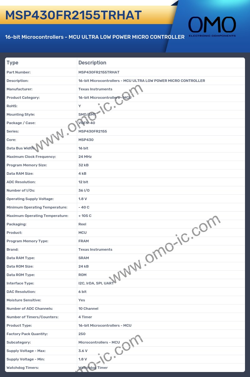 MSP430FR2155TRHAT