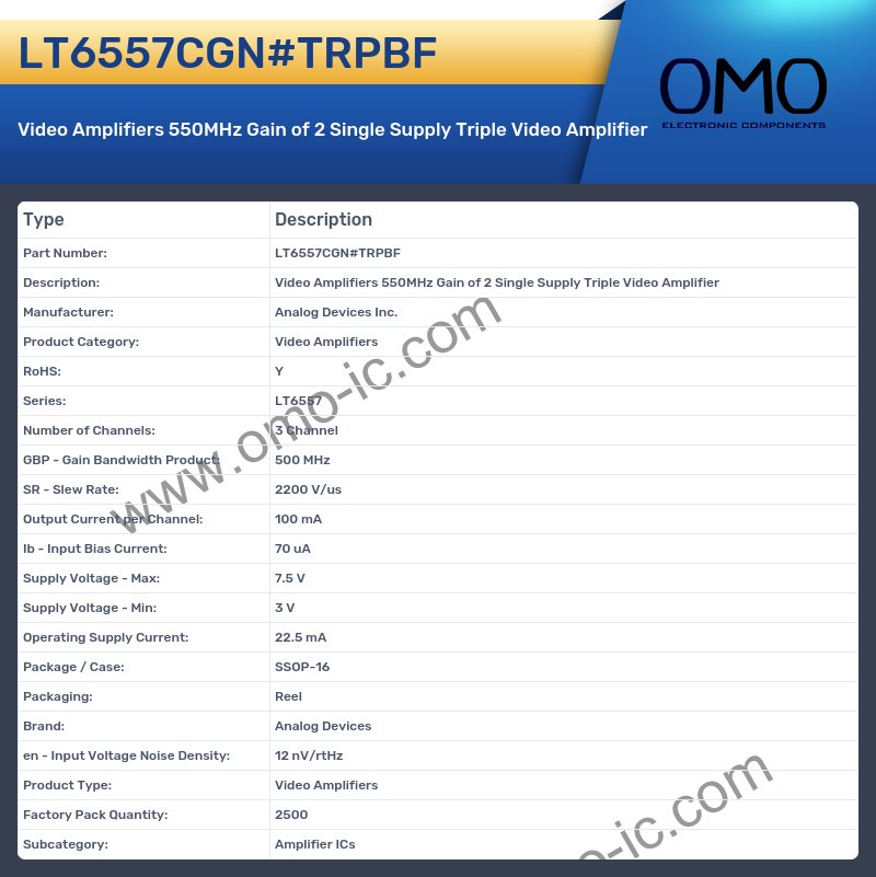LT6557CGN#TRPBF