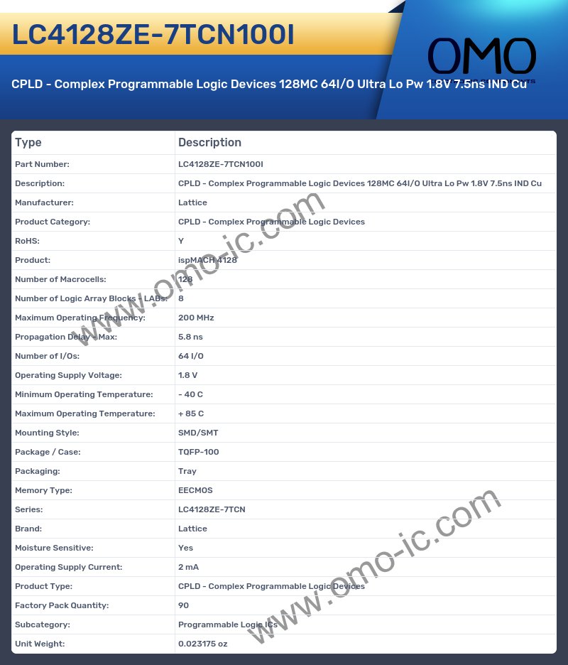 LC4128ZE-7TCN100I