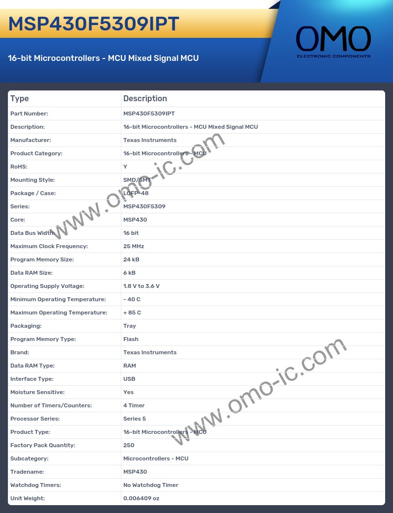 MSP430F5309IPT