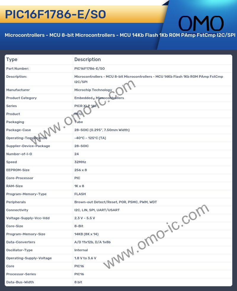 PIC16F1786-E/SO