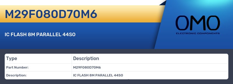 M29F080D70M6