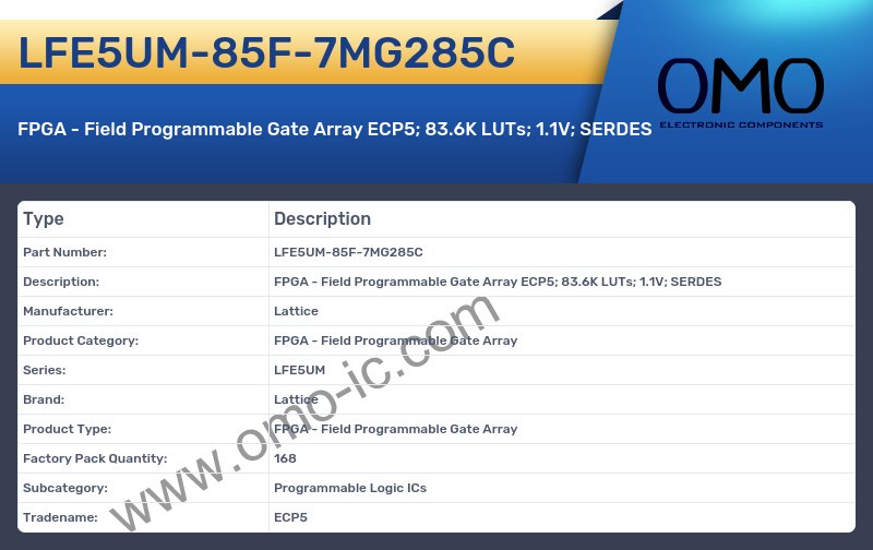 LFE5UM-85F-7MG285C