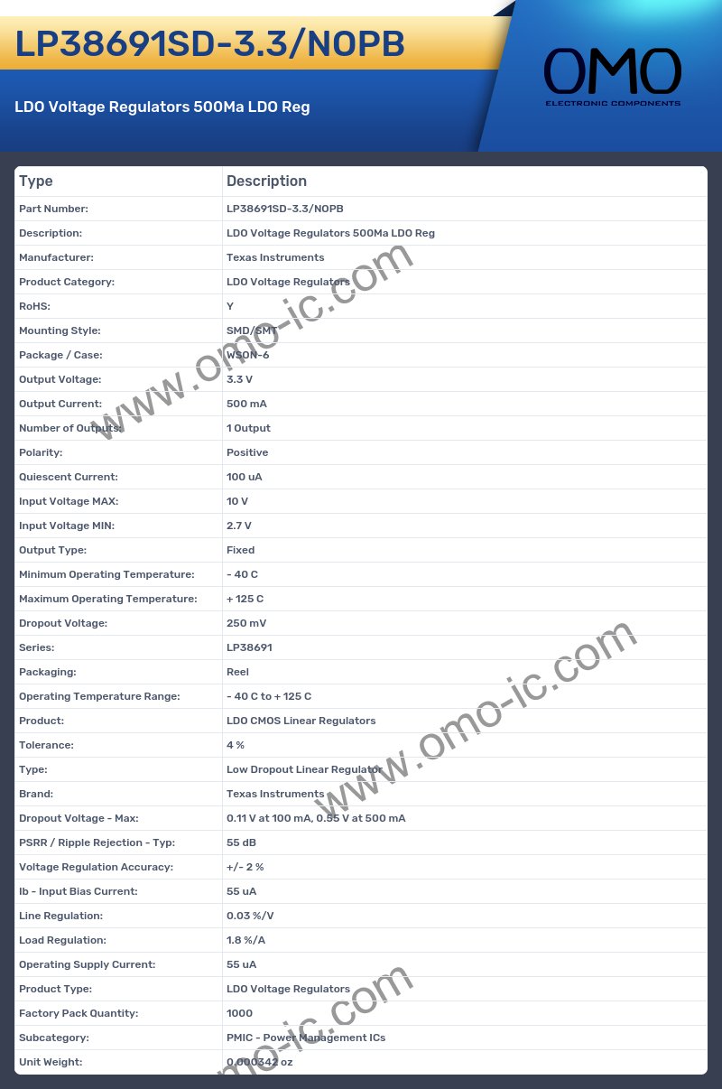 LP38691SD-3.3/NOPB