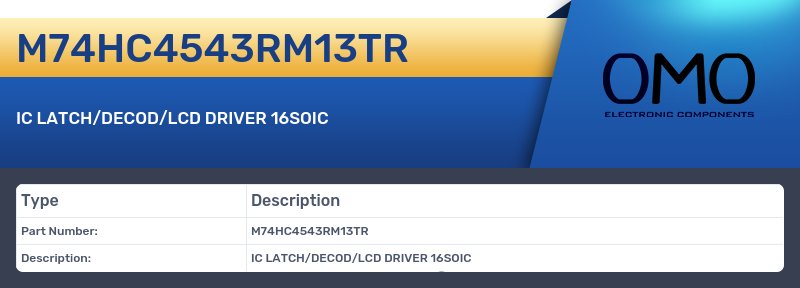 M74HC4543RM13TR