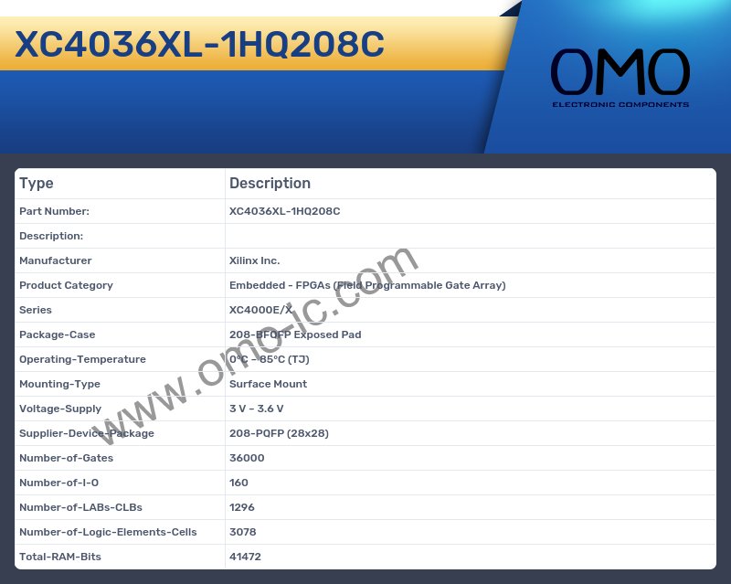 XC4036XL-1HQ208C