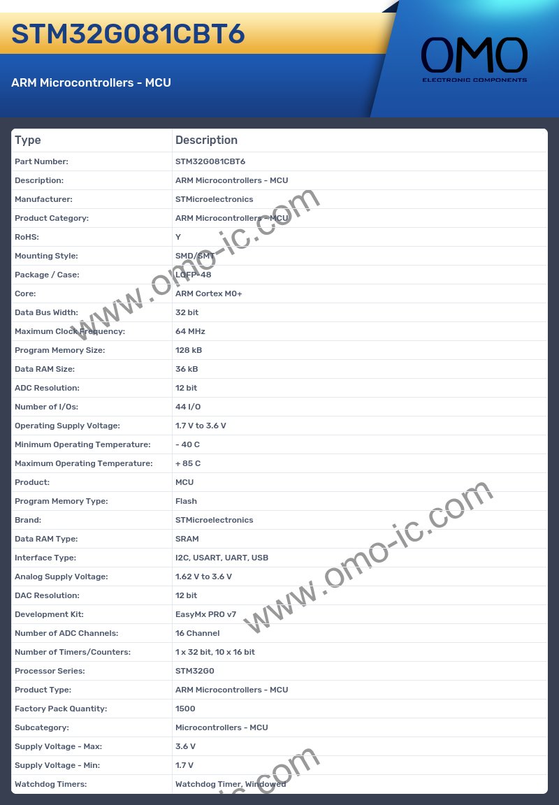 STM32G081CBT6