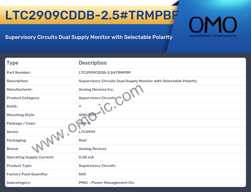 LTC2909CDDB-2.5#TRMPBF