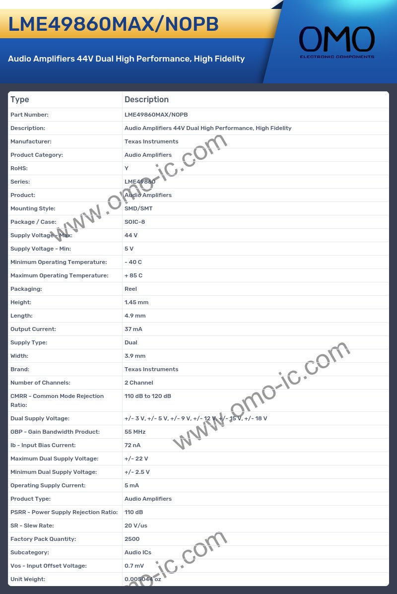 LME49860MAX/NOPB
