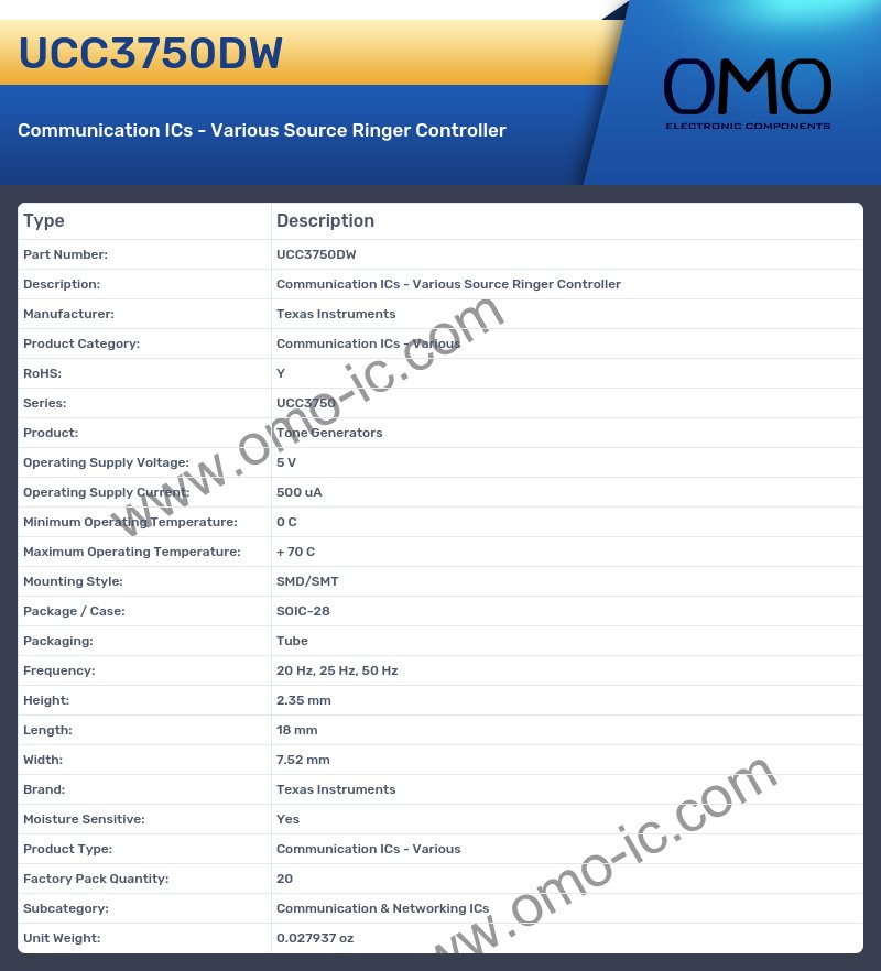 UCC3750DW