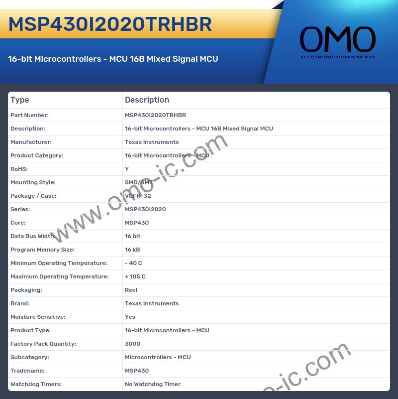 MSP430I2020TRHBR