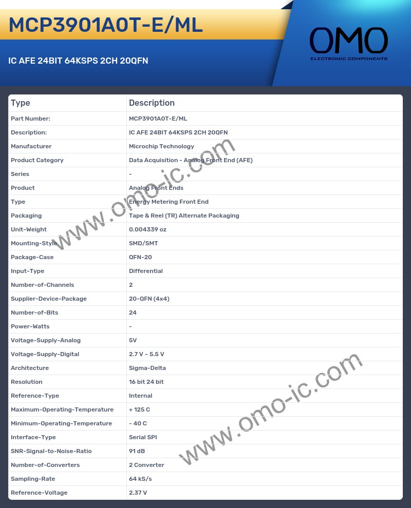 MCP3901A0T-E/ML