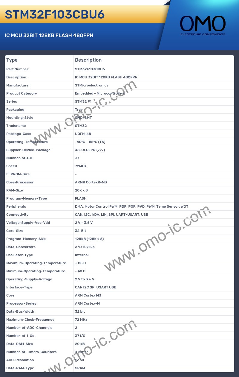 STM32F103CBU6