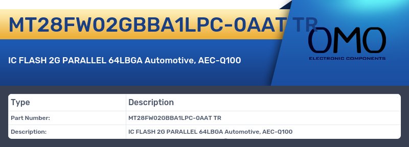MT28FW02GBBA1LPC-0AAT TR