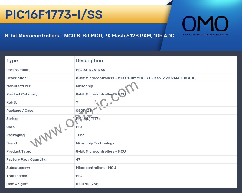 PIC16F1773-I/SS