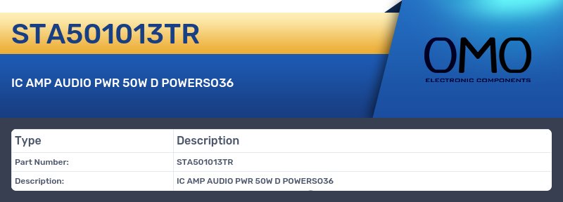 STA501013TR