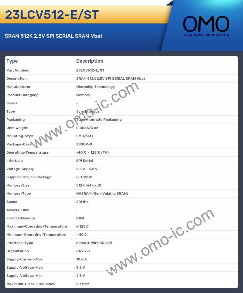 23LCV512-E/ST