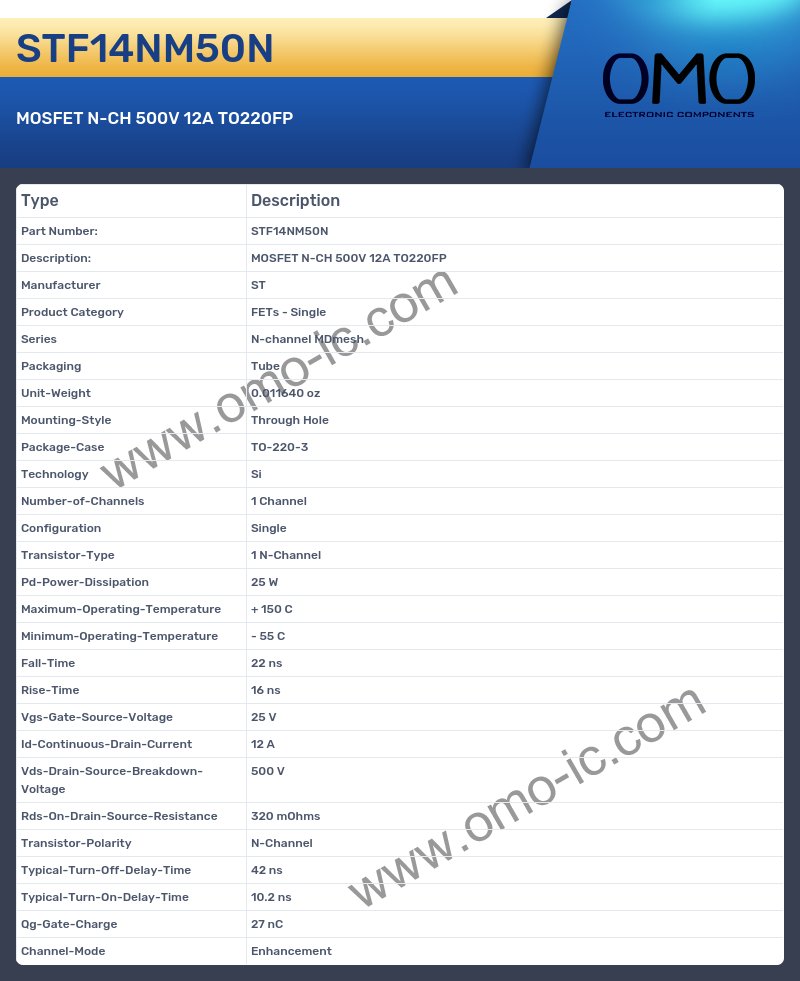 STF14NM50N