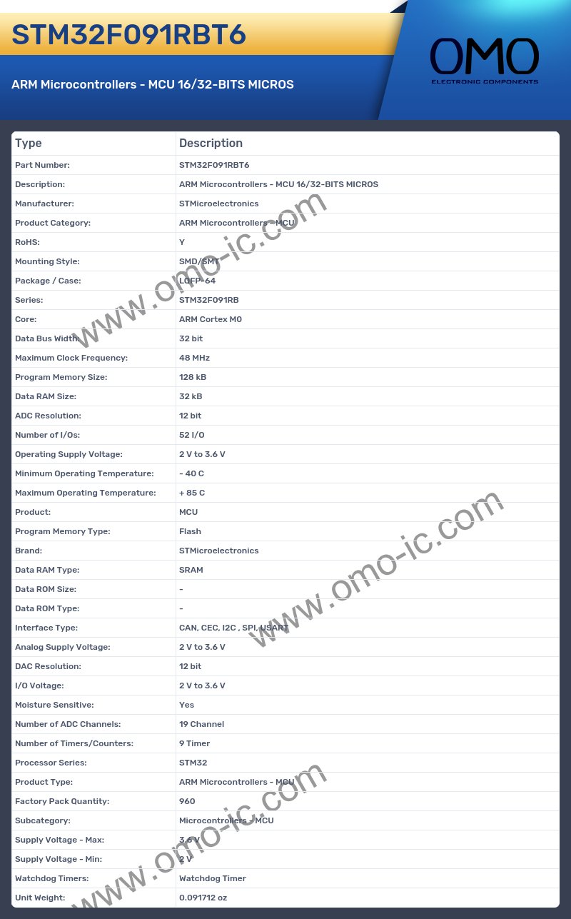 STM32F091RBT6