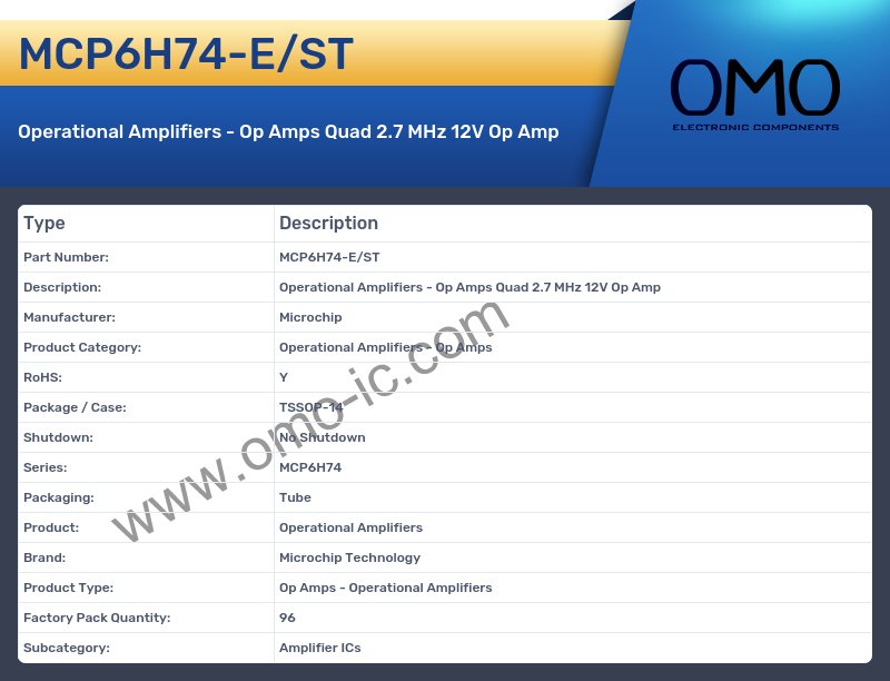 MCP6H74-E/ST