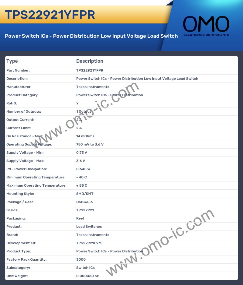 TPS22921YFPR