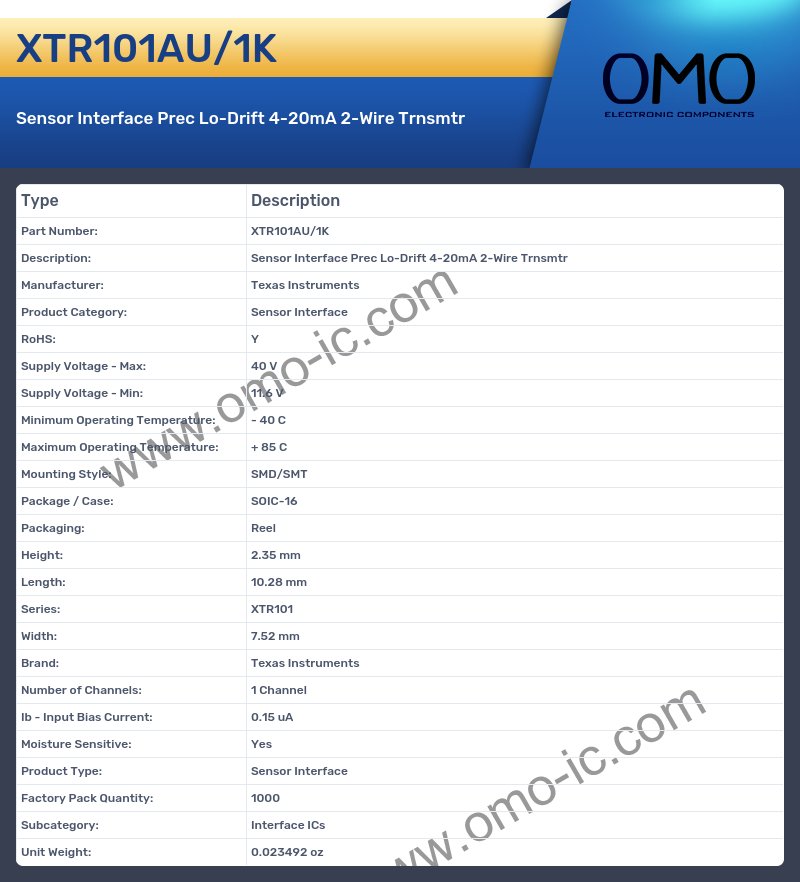 XTR101AU/1K