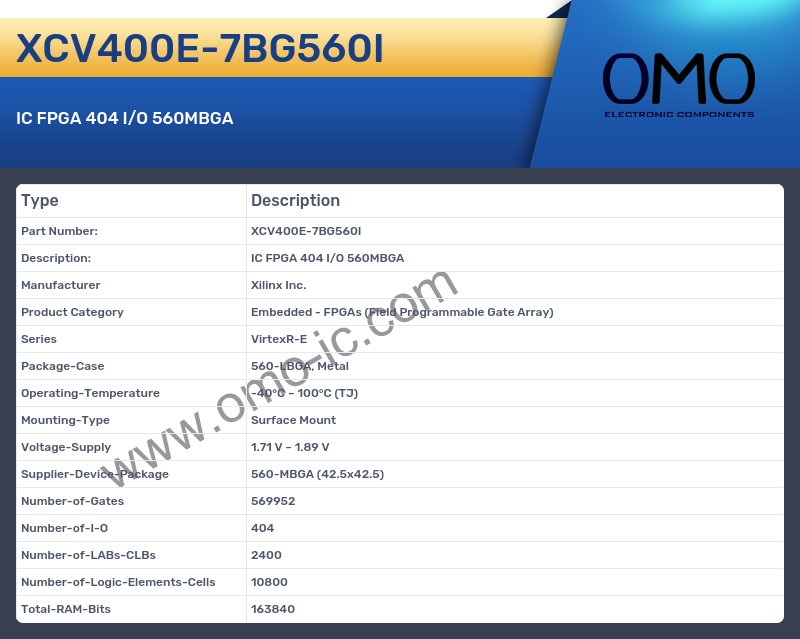 XCV400E-7BG560I