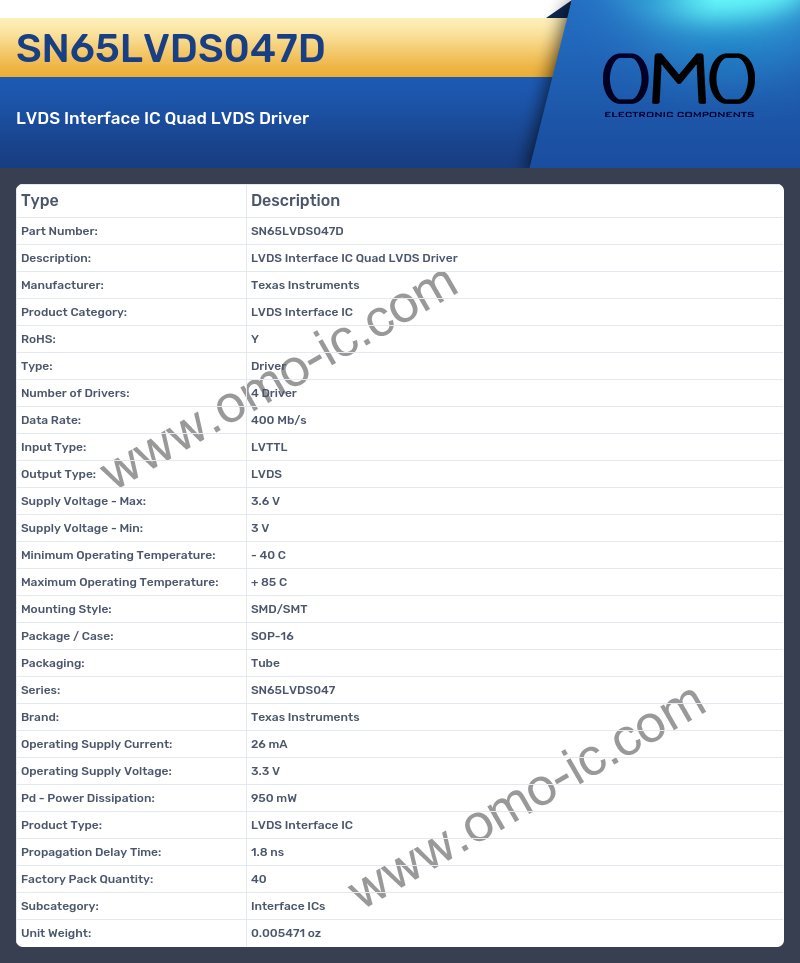 SN65LVDS047D