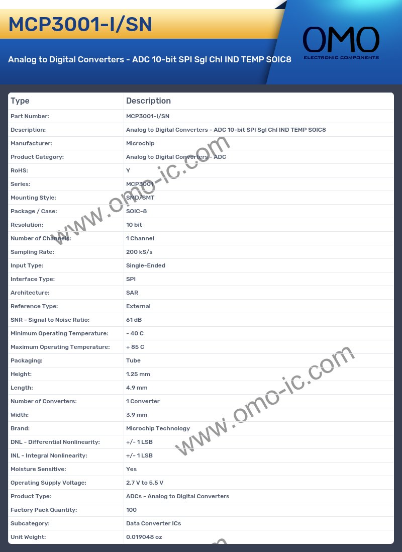 MCP3001-I/SN