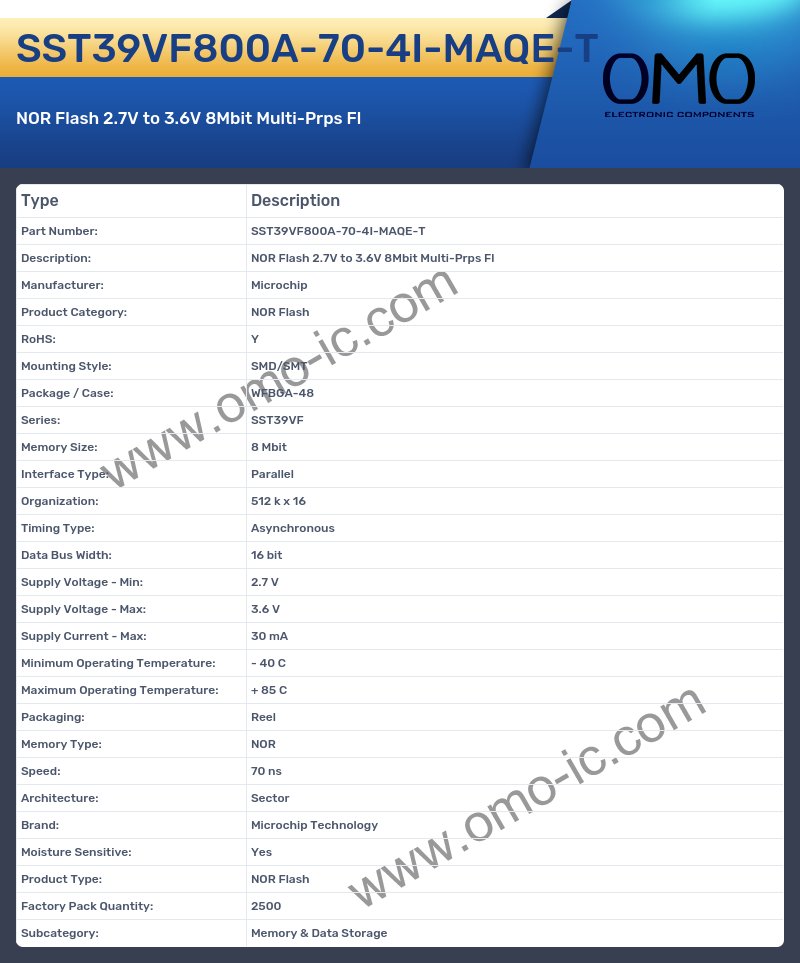 SST39VF800A-70-4I-MAQE-T