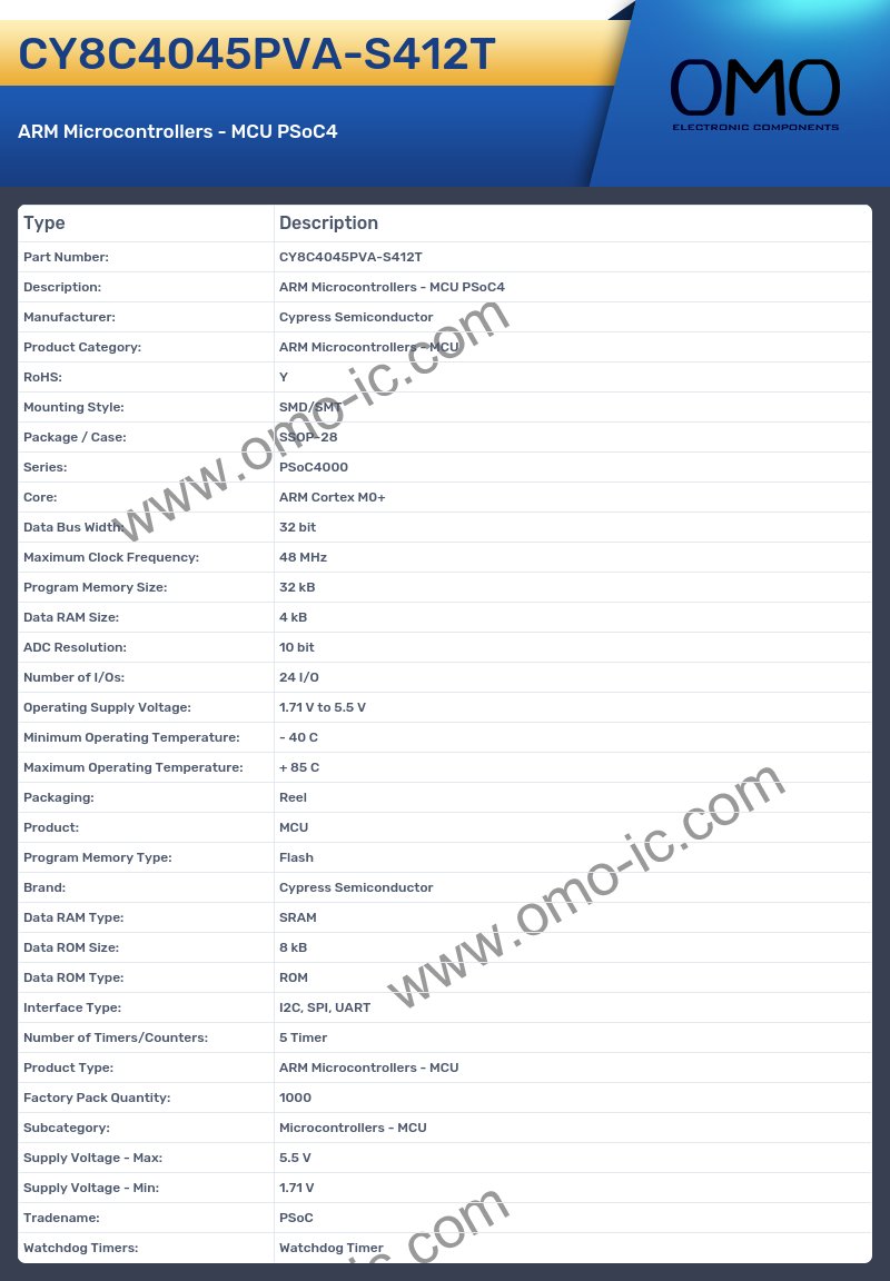 CY8C4045PVA-S412T