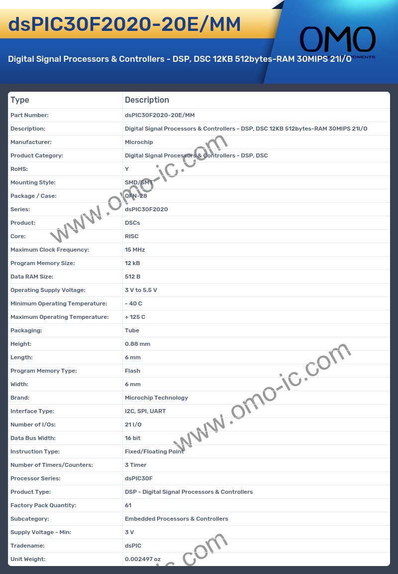 dsPIC30F2020-20E/MM