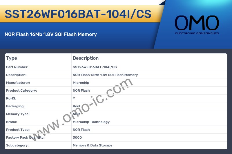 SST26WF016BAT-104I/CS
